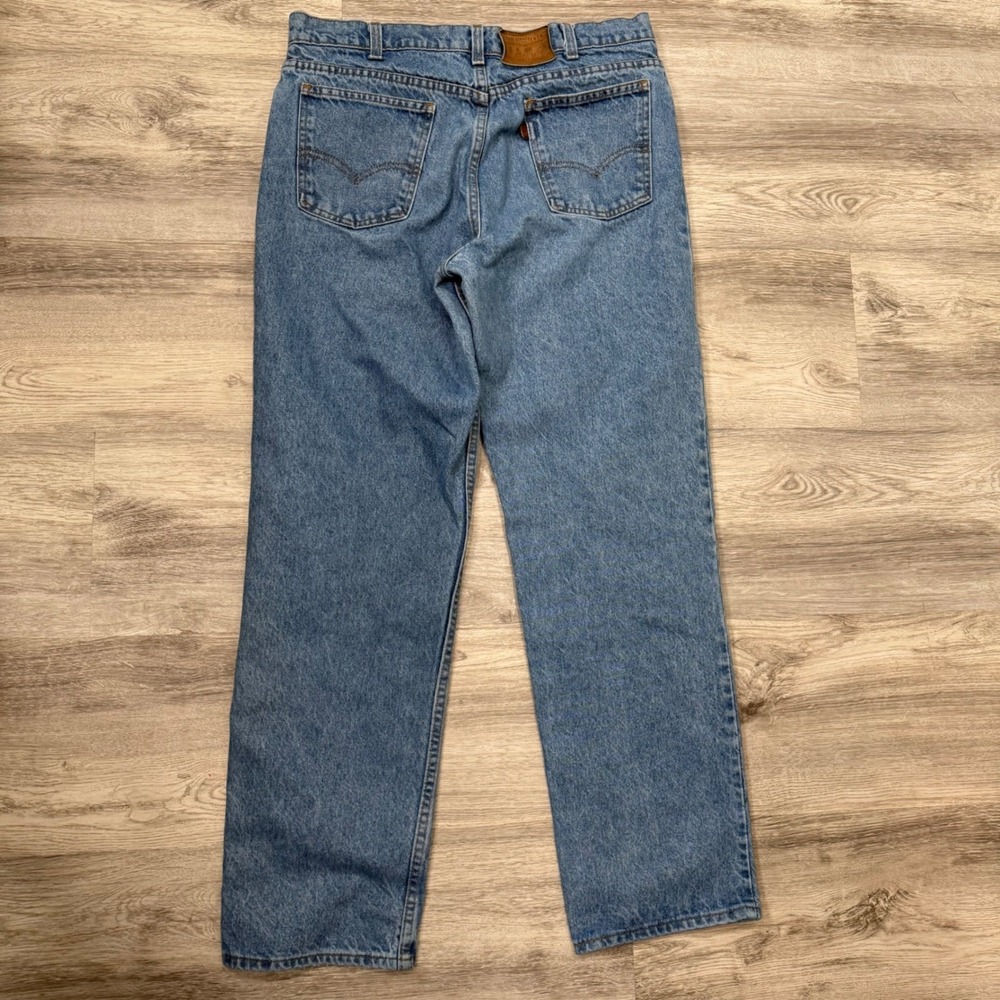 Levi's 540 Jeans Mens Relaxed Fit Straight Leg Light Wash Denim Pants 34x31 - Picture 5 of 10